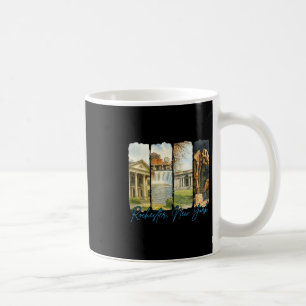 Rochester New York Traveling Brushstroke Souvenir Coffee Mug