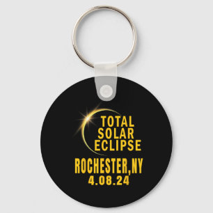 Rochester Ny Solar Eclipse 2024 Total Solar Eclips Key Ring