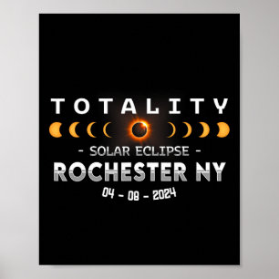 Rochester Ny Total Solar Eclipse 2024  Poster