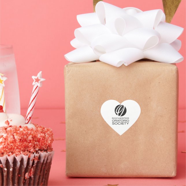 Rochester Oratorio Society Heart Sticker * (Party)