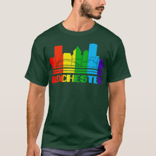 Rochester Pride Rochester LGBT Gift LGBTQ Supporte T-Shirt