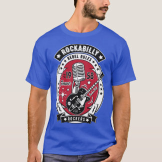 Rock 50s Rockabilly Music 1958 Rock and Roll Vinta T-Shirt