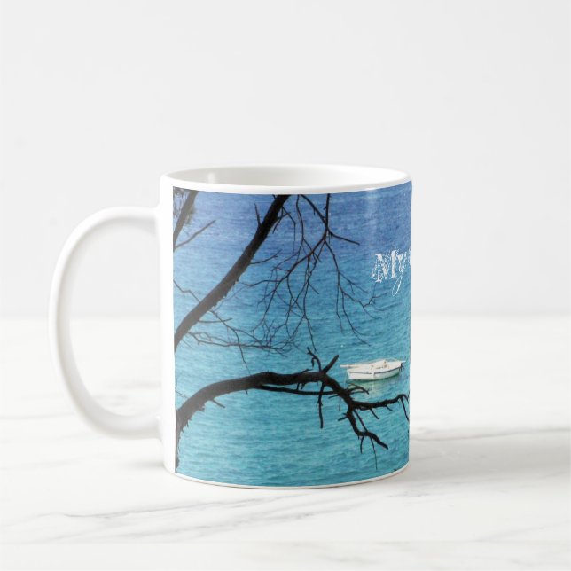 Rock-a-bye blue By MaddyLane, Coff... - Customised Coffee Mug (Left)
