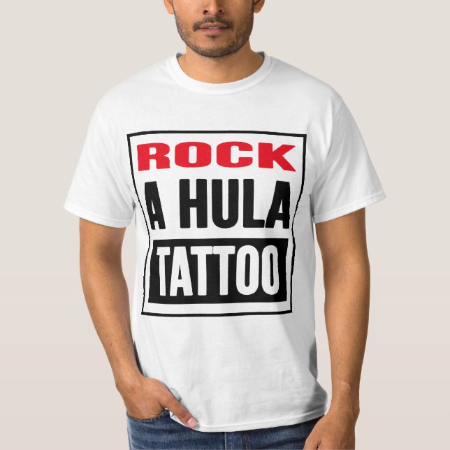 Rock a Hula Tattoo T-Shirt (Front)
