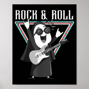 Rock & Roll Fun Graphic Illustration Poster