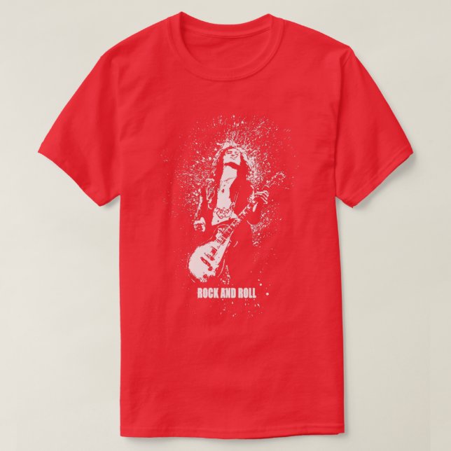 Rock and roll 3  T-Shirt (Design Front)