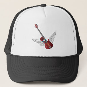 Rock and Roll Angel Bass Trucker Hat