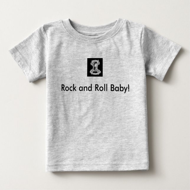 Rock and Roll Baby Baby T-Shirt (Front)
