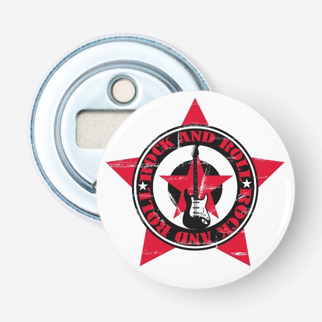 Rock and Roll Bottle Opener (Front)