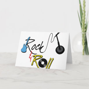 Rock And Roll Card
