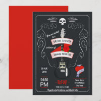 Rock and Roll Chalkboard Bridal Shower