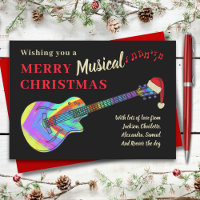 Rock and Roll Christmas Guitar Budget