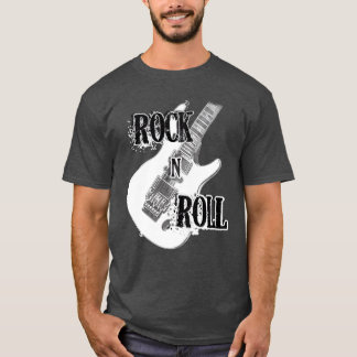 Rock and Roll Electric Guitar Design friends T-Shirt