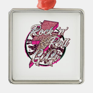 Rock And Roll Gigi Metal Ornament