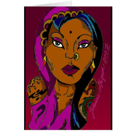 Rock and Roll Gipsy Card