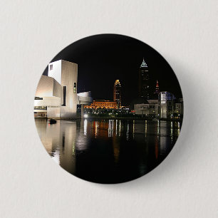 Rock and Roll Hall of Fame Cleveland Ohio 6 Cm Round Badge
