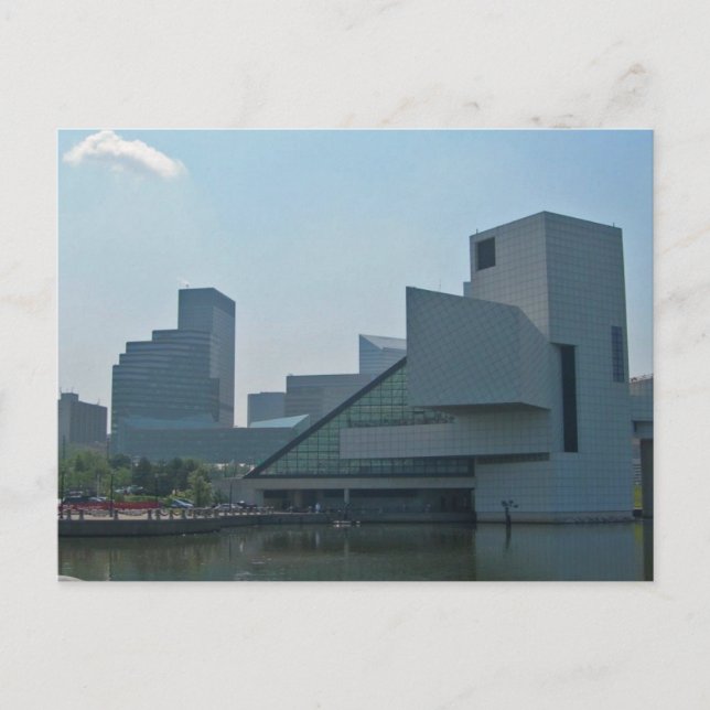 Rock and Roll Hall of Fame Cleveland Ohio Postcard (Front)