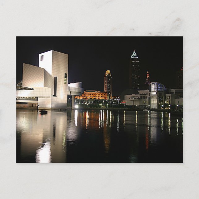 Rock and Roll Hall of Fame Cleveland Ohio Postcard (Front)