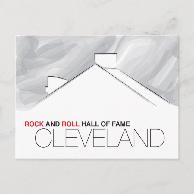 Rock and Roll Hall of Fame Cleveland Postcard (Front)
