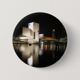 Rock and Roll Hall of Fame & Museum, Cleveland OH 6 Cm Round Badge