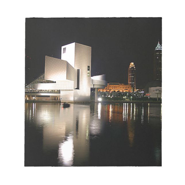 Rock and Roll Hall of Fame & Museum, Cleveland OH Notepad (Front)