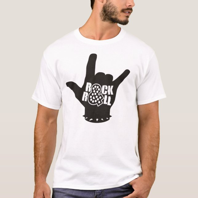 Rock and Roll Hand T-Shirt (Front)
