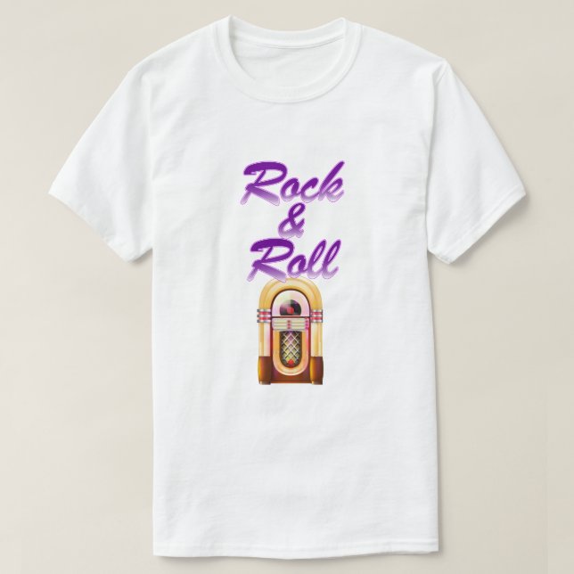 Rock and Roll Jukebox T-Shirt (Design Front)