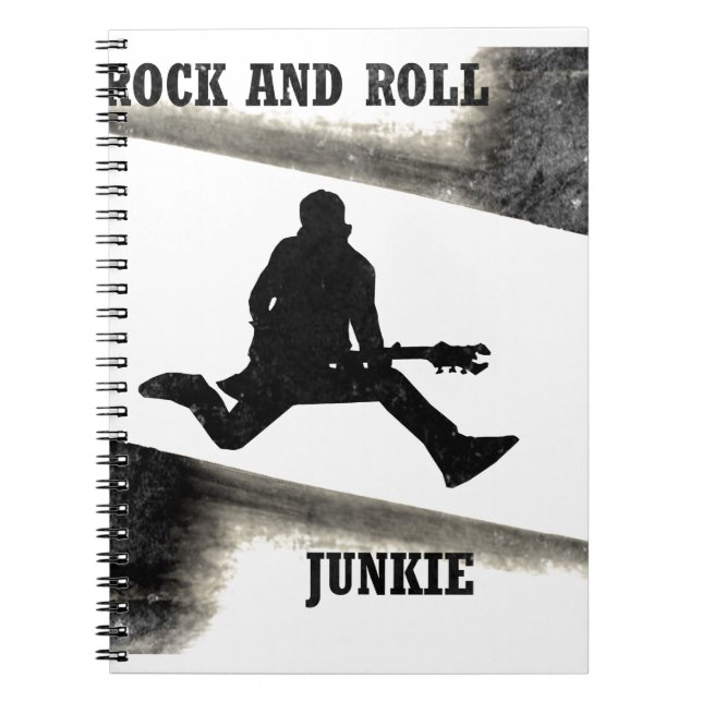 Rock and Roll Junkie Notebook (Front)