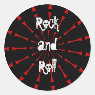 Rock and Roll Kaleidoscope Stickers