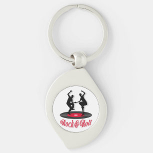 Rock and roll key ring