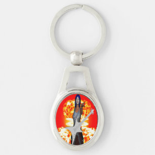 Rock and Roll Key Ring