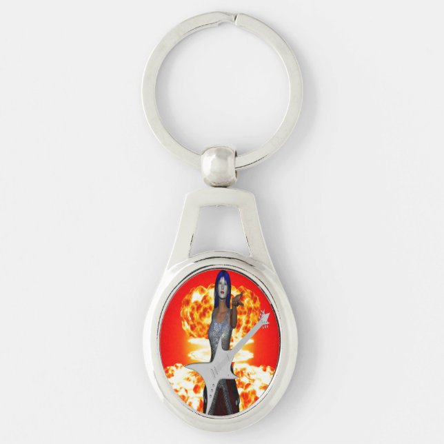 Rock and Roll Key Ring (Front)