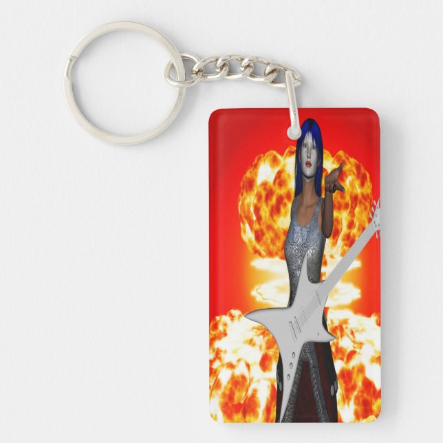 Rock and Roll Key Ring (Front)