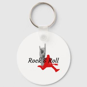 Rock And Roll Key Ring