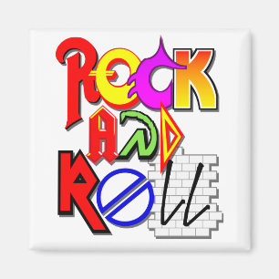 Rock and Roll Magnet (White)