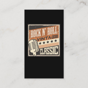 Rock and Roll Music 1950s Rockabilly US Business Card
