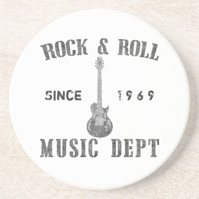Rock and Roll Music Department Coaster (Front)
