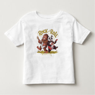 Rock And Roll Musical Pandemonium Toddler T-Shirt