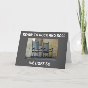 ROCK AND ROLL ON YOUR BIRTHDAY "GROUP CARD" CARD