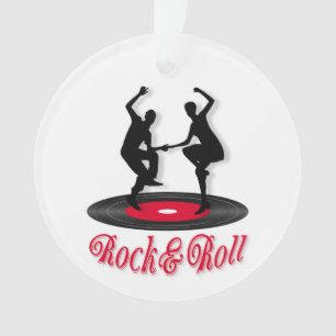 Rock and roll ornament