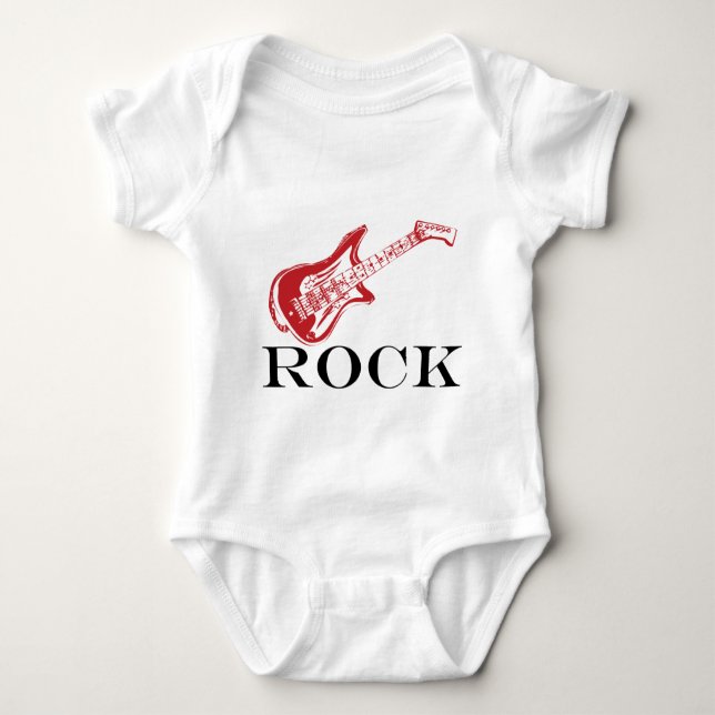 ROCK-AND-ROLL-PART-1 BABY BODYSUIT (Front)