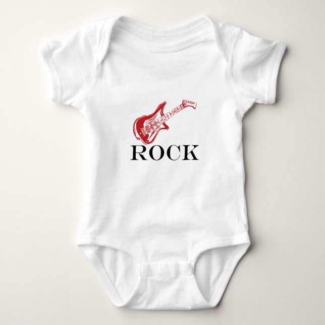 ROCK-AND-ROLL-PART-1 BABY BODYSUIT (Front)