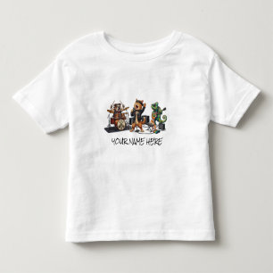 Rock and Roll Pets Band - Funny Animals Concert Toddler T-Shirt