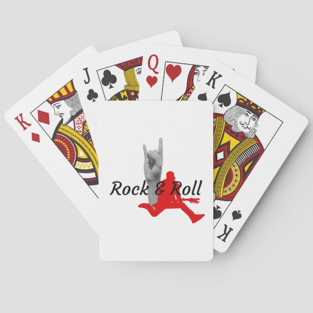 Rock And Roll Playing Cards (Back)