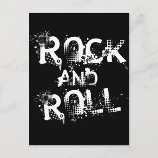 Rock and Roll Postcard