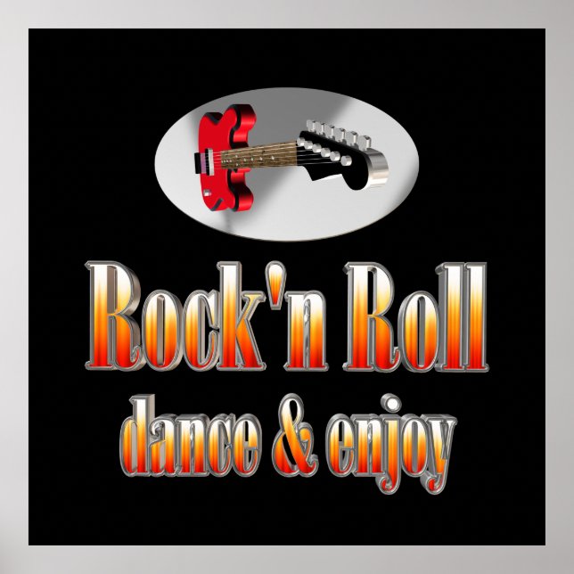 Rock and roll poster (Front)