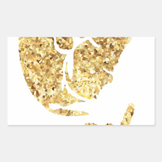 Rock and Roll Rectangular Sticker