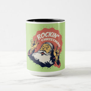 Rock-and-Roll Santa Claus Mug