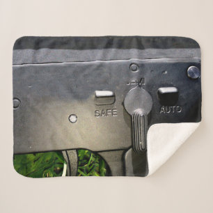 ROCK and ROLL Sherpa Blanket