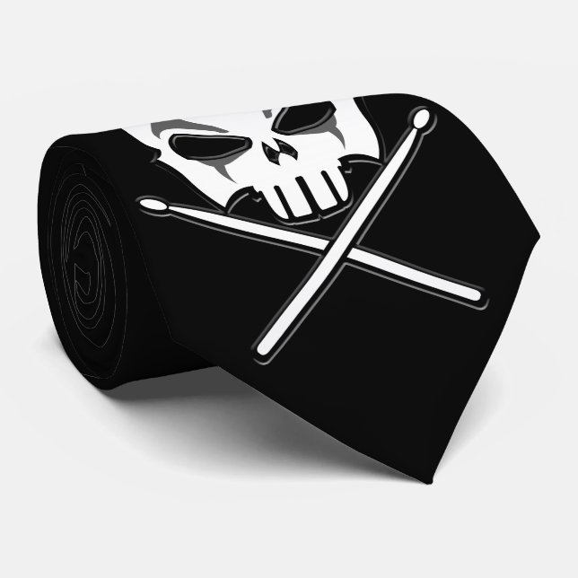 Rock and Roll Tie Death Metal Neckties (Rolled)